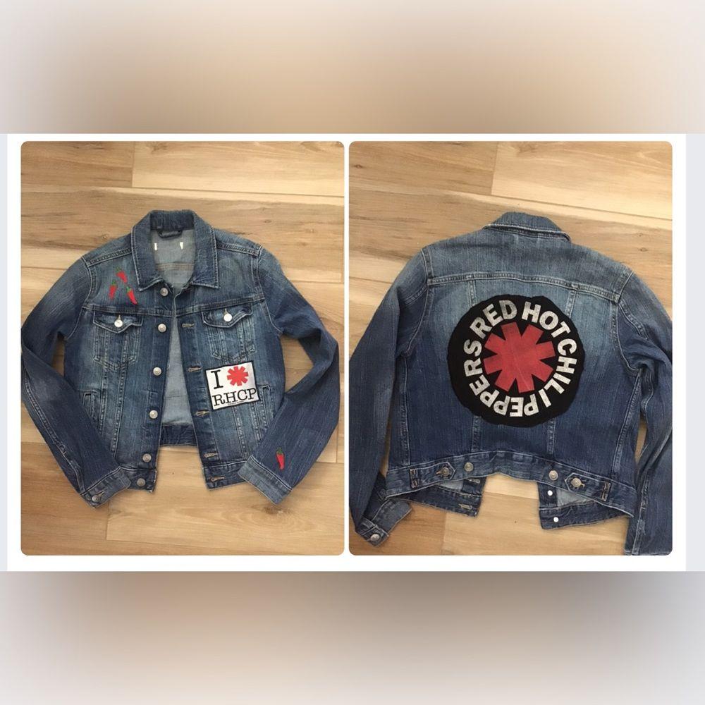 Custom Band Jacket Red Hot Chili Peppers S - Etsy