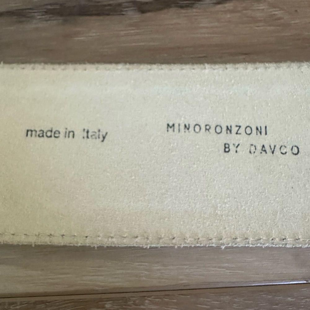 Vintage Minoronzoni by Davco Leather Belt - Etsy display picture 3