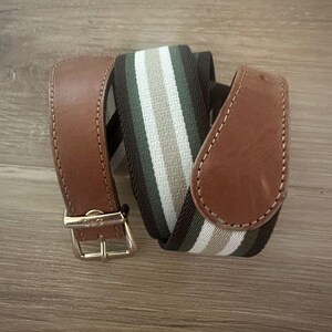 Dolce and Gabbana canvas and suede belt nave and tan Dolce and Gabbana canvas and suede belt nave and tan | eBay main image 4