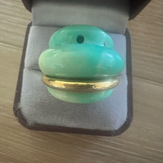 Kenneth Jay Lane Statement Ring 6.5  flawed
