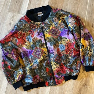 Jaqueta bomber vintage anos 80 L