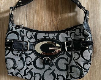 Vintage Y2K GUESS Monogram Mini Bag - Etsy