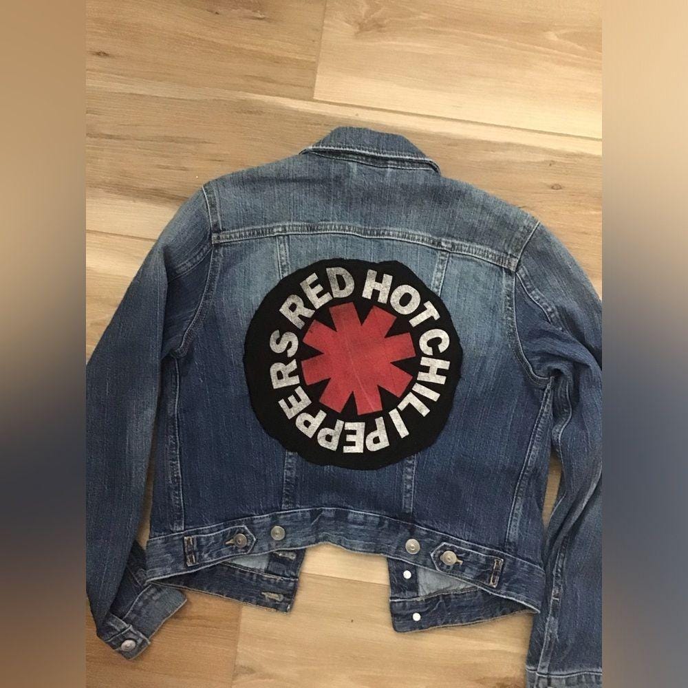 Custom Band Jacket Red Hot Chili Peppers S - Etsy