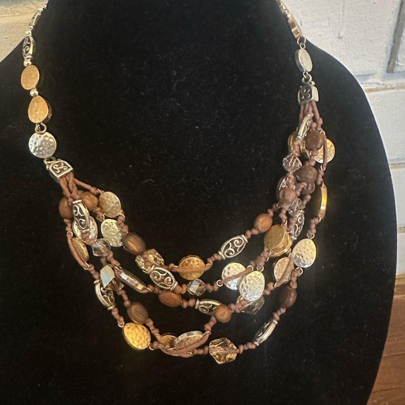 Colar de contas Brighton Riviera com várias fileiras imagem 1