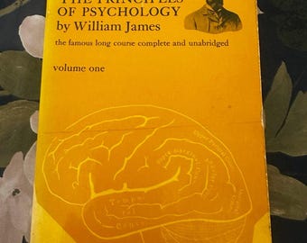 The Principles of Psychology vol.1. famous long course and unabridged