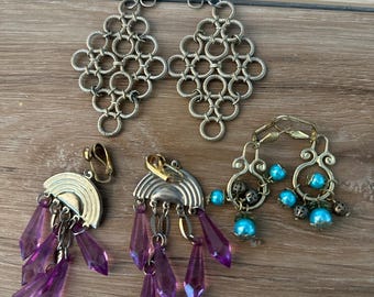 Orecchini a clip/per fori in stile Boho Coachella Festival (3)