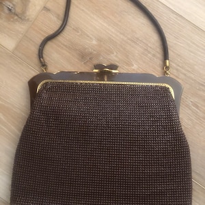 Bolso / bolso de malla metálica Oroton vintage