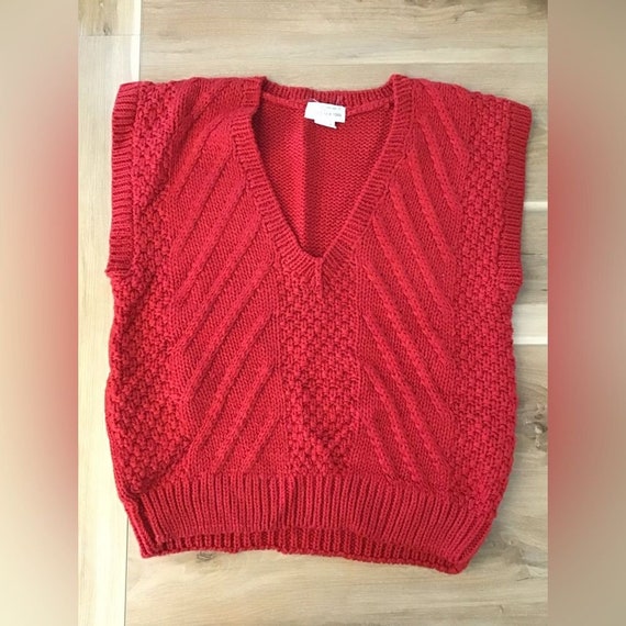 Vintage Jones New York Wool Blend Sweater Vest M - image 1