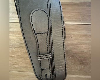 Vintage Linea Pelle Vaquera Leather Western Belt-3 display picture 3