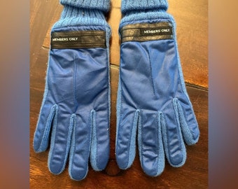 Vintage Members Only Thinsulate Gloves M