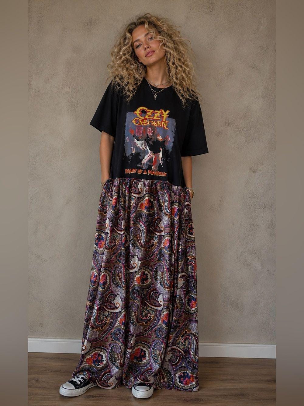 knee length dresses for ladies Journey Shirt Dress | Women's Band Tees & Dresses