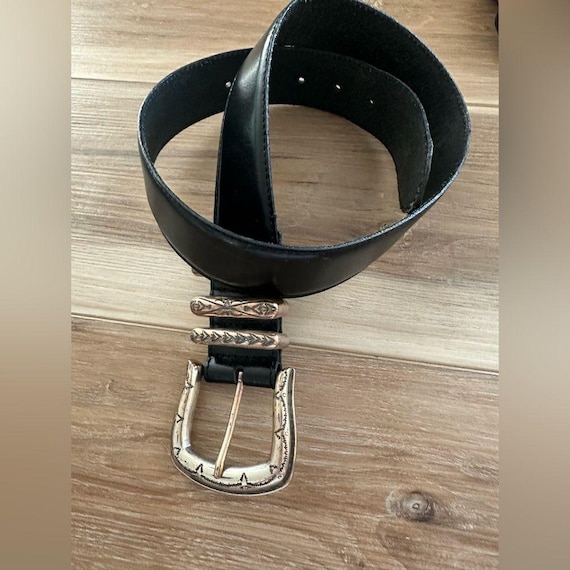 Vintage Boho Leather Belt 1993 - Etsy display picture 1