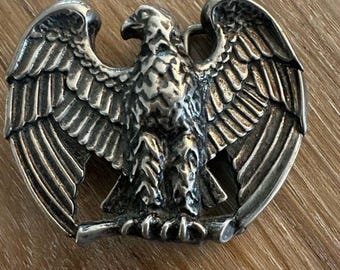 Fibbia per cintura vintage Avon American Eagle del 1982