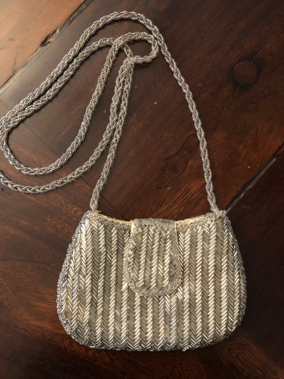 Vintage Beaded Purse Made in Hong Kong