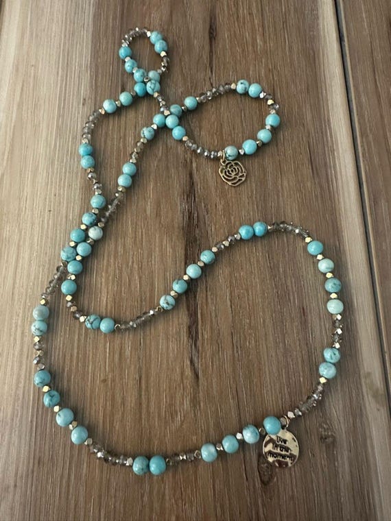 Boho Live in the Moment Beaded Necklace