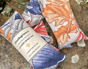 Maldives daydreamer, lavender scented wheat bags. Seasonal heat wrap, body warmer perfect holiday heat pack for relaxation and sofa comfort