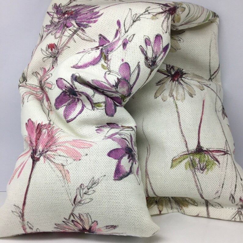 Floral Wheat Bag Use Hot or Cold as Compress Wrap, Heat or Cool Wheat