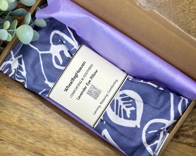 Relaxing lavender flaxseed eye pillow relaxation eye mask for yoga meditation
