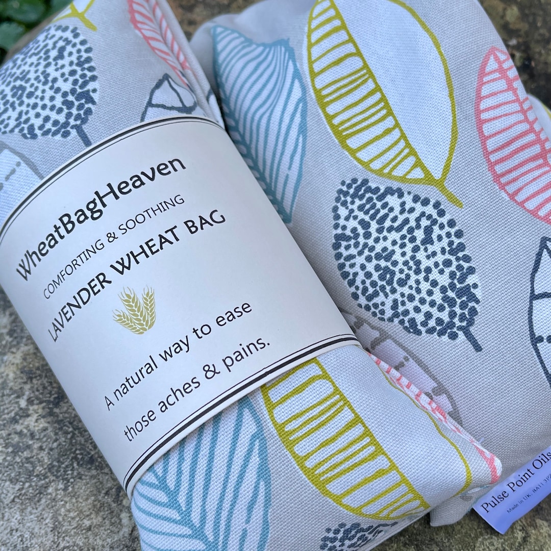 Microwave Wheat Bag Lavender Heat Pack Get Well Soon Gift Etsy