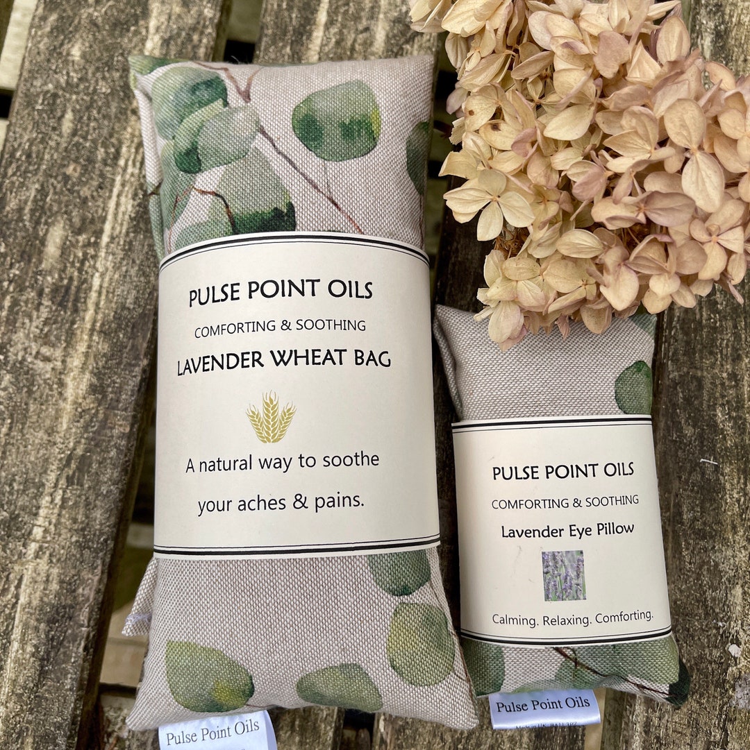Reusable Heat Pad Wheat Bag. Wheat and Lavender Microwave Heat Wrap