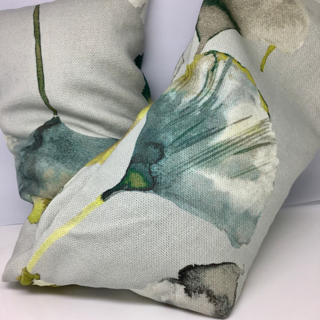 Ginkgo Floral Long Wheat Bag, Reusable Heating Wrap With Lavender