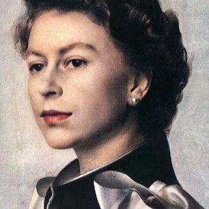 Counted Cross Stitch Pattern &quot;Queen Elizabeth II&quot;