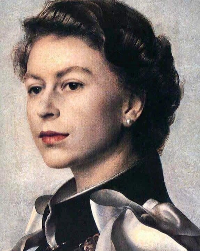 Counted Cross Stitch Pattern queen Elizabeth Ii Etsy