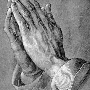 Counted Cross Stitch Pattern &quot;Hands, Albrecht Dürer 130&quot;