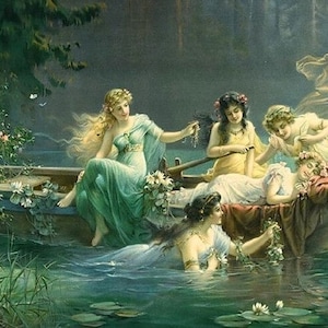 Counted Cross Stitch Pattern &quot;Forest nymphs&quot;