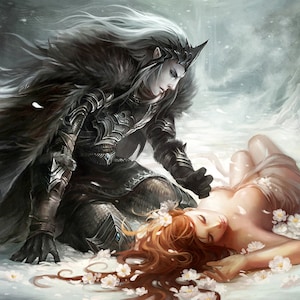 Zählmuster ""Hades und Persephone 90""