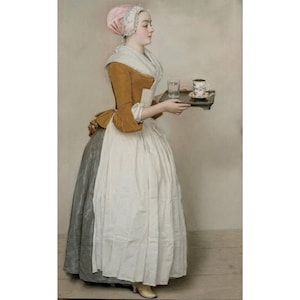 Counted Cross Stitch Pattern &quot;The Chocolate Girl Jean Etienne Liotard 118&quot;