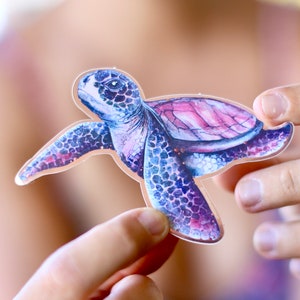 Schildkröten-Aufkleber Ocean, gemalt in Hawaii