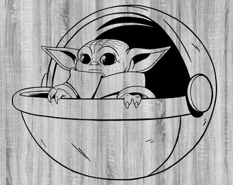 Download Baby Yoda Cricut Etsy