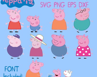Download Peppa Pig Svg Etsy