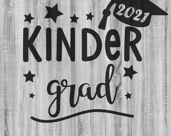 Kindergarten Graduation Svg Etsy