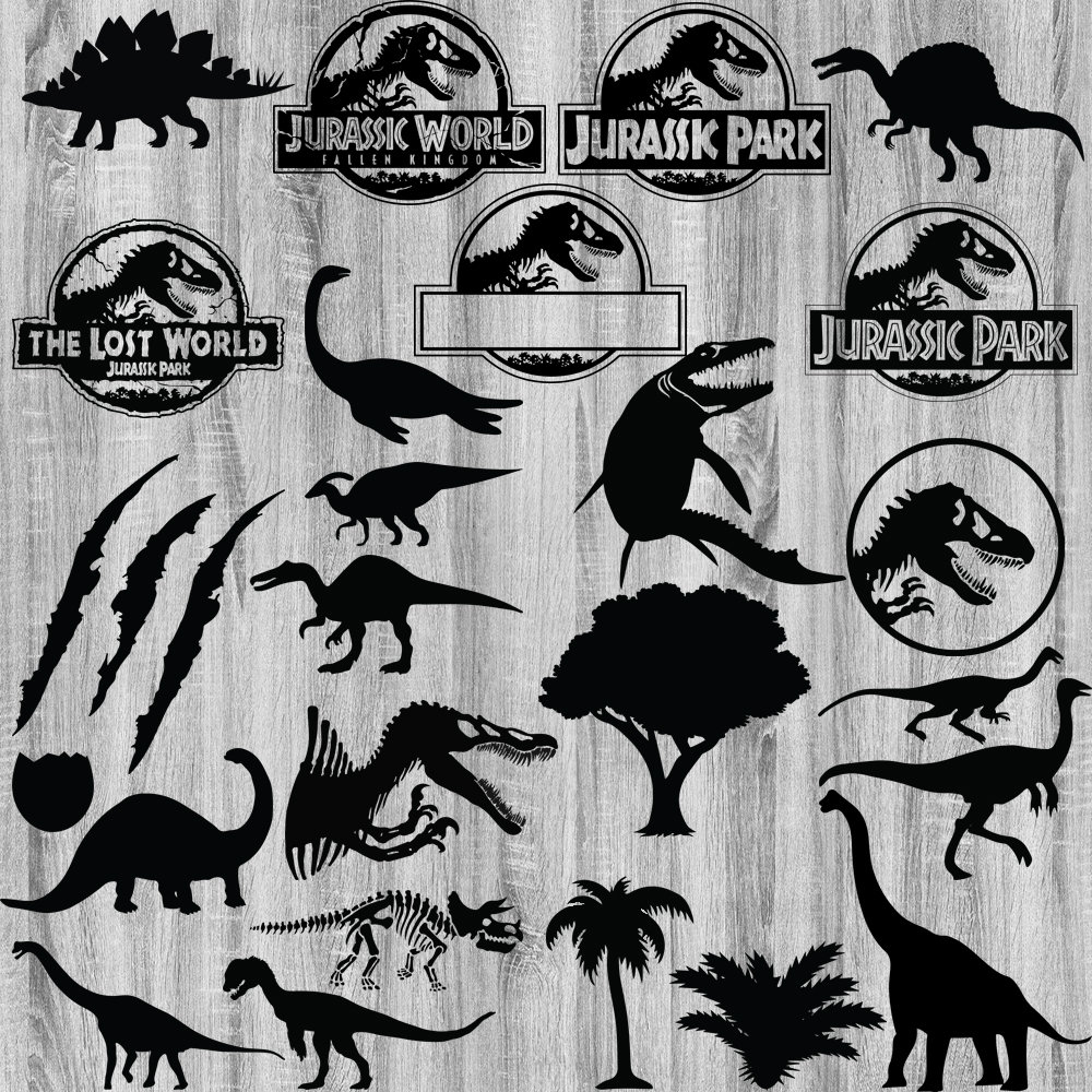 Buy Jurassic Park Bundle Svg Dinosaur Svg Bundle Jurassic Font Svg ...
