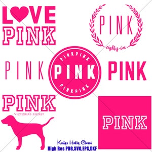 VS Love Pink Iron-on Heat Transfer Vinyl Decal 