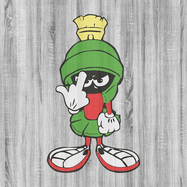 Martian Marvin Svg - Etsy UK