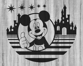 Mouse World SVG Bundle, Mouse Vacation SVG Bundle, Plotterdatei, Clipart, Plotterdatei für Silhouette, Plotterdatei,