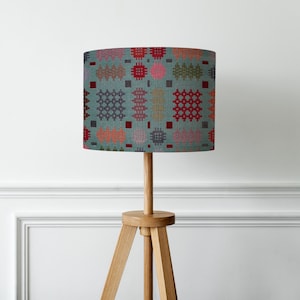 Welsh tapestry blanket design lampshade