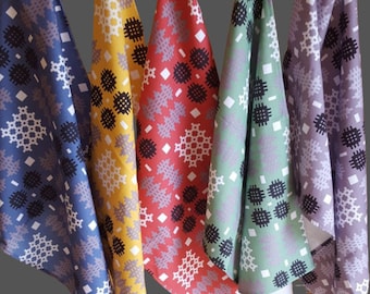 Welsh tapestry print Tea towels