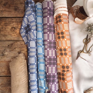 Welsh tapestry print fabric