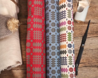 Water repellent Welsh Tapestry P - Teflon Coated Cotton - Water Resistant - Outdoor Furnishing Fabric