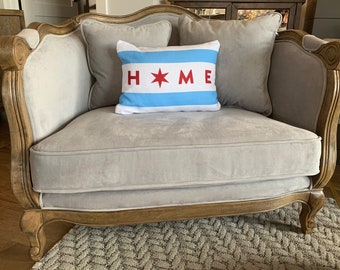 SHIPS TODAY! Chicago HOME Flag Decorative Pillow - Great Housewarming or Host(ess) Gift