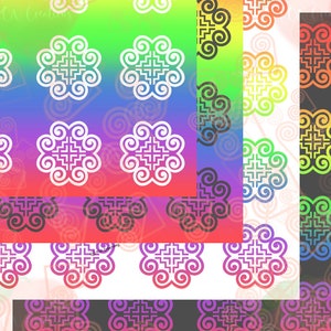 Cute Hmong Pattern 6, JPEG, PNG ,digital Download - Etsy