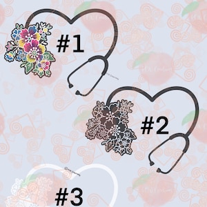 Stethoscope Heart 1 - Nurse, Doctor, Healthcare - Hmong Inspired, JPEG, PNG, Digital Download