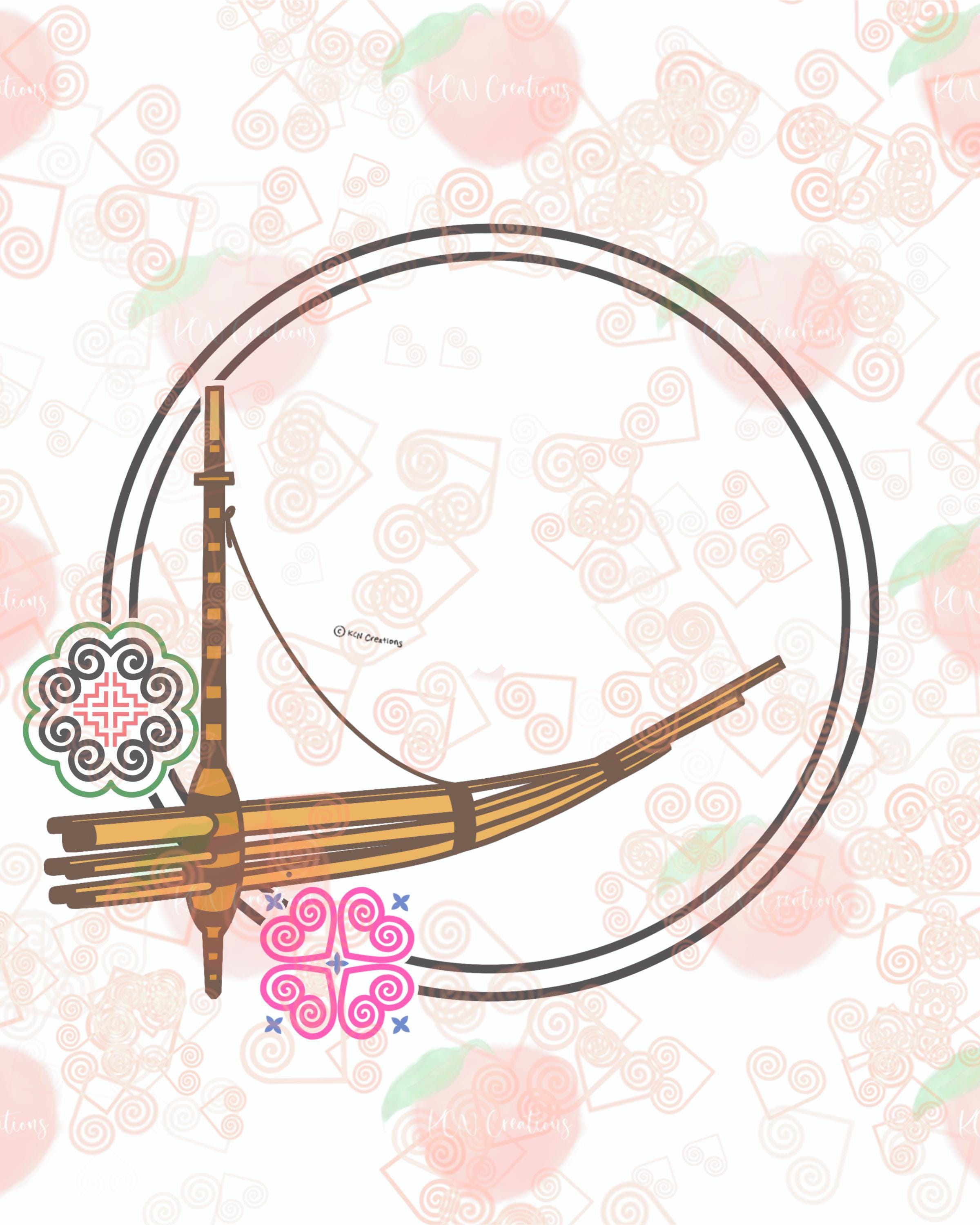 Hmong Qeej, Pack 3, Instrument, JPEG, PNG, PDF, Digital Download - Etsy