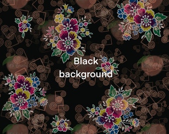 Hmong Thai Li Loos Pattern & Design 2, JPEG, PNG, Digital Download