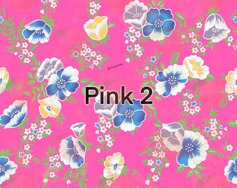 Hmong Li Loos Pattern, Design 6, &quot;Poppy Flowers&quot;– Color Patterns Only, JPEG, PNG, Digital Download, Updated 9.8.2023.