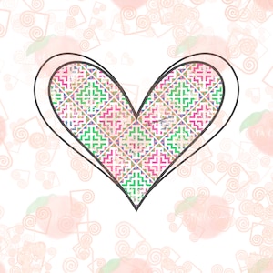 Double coeur - Design 3, JPEG, PNG, téléchargement numérique